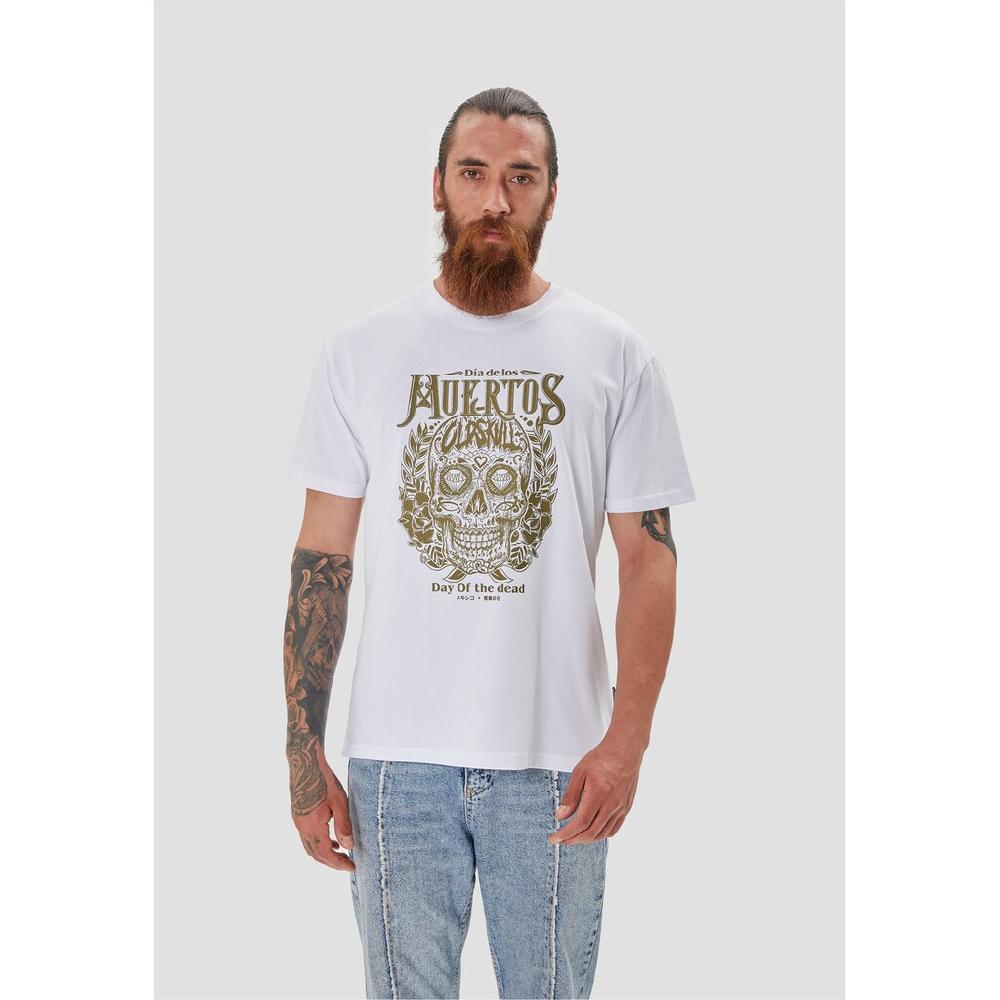 Oldskull T-Shirt »Wrldvibe Day Of The Dead Skull« (1 tlg.) mit Dia de los Muertos-Print
