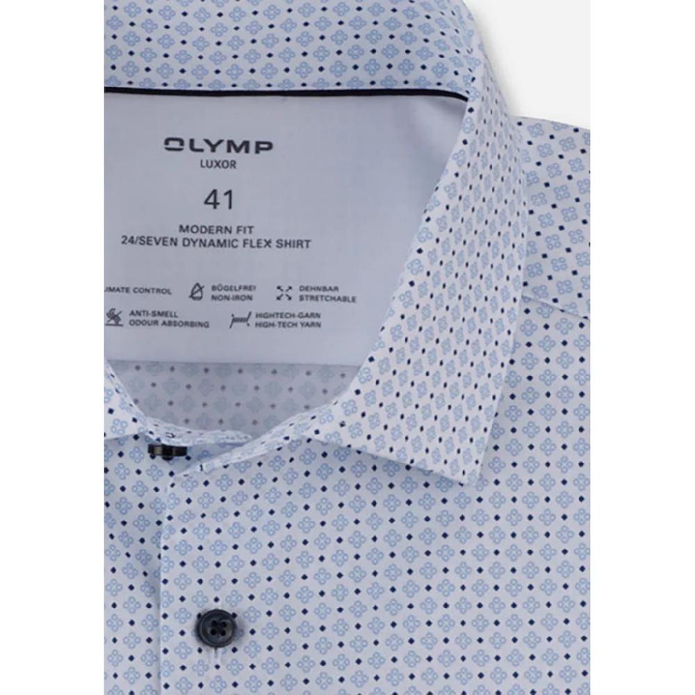 OLYMP Businesshemd »24/7 - Luxor Modern Fit« Mit Mehrfarbigen Muster ▷ Kaufen