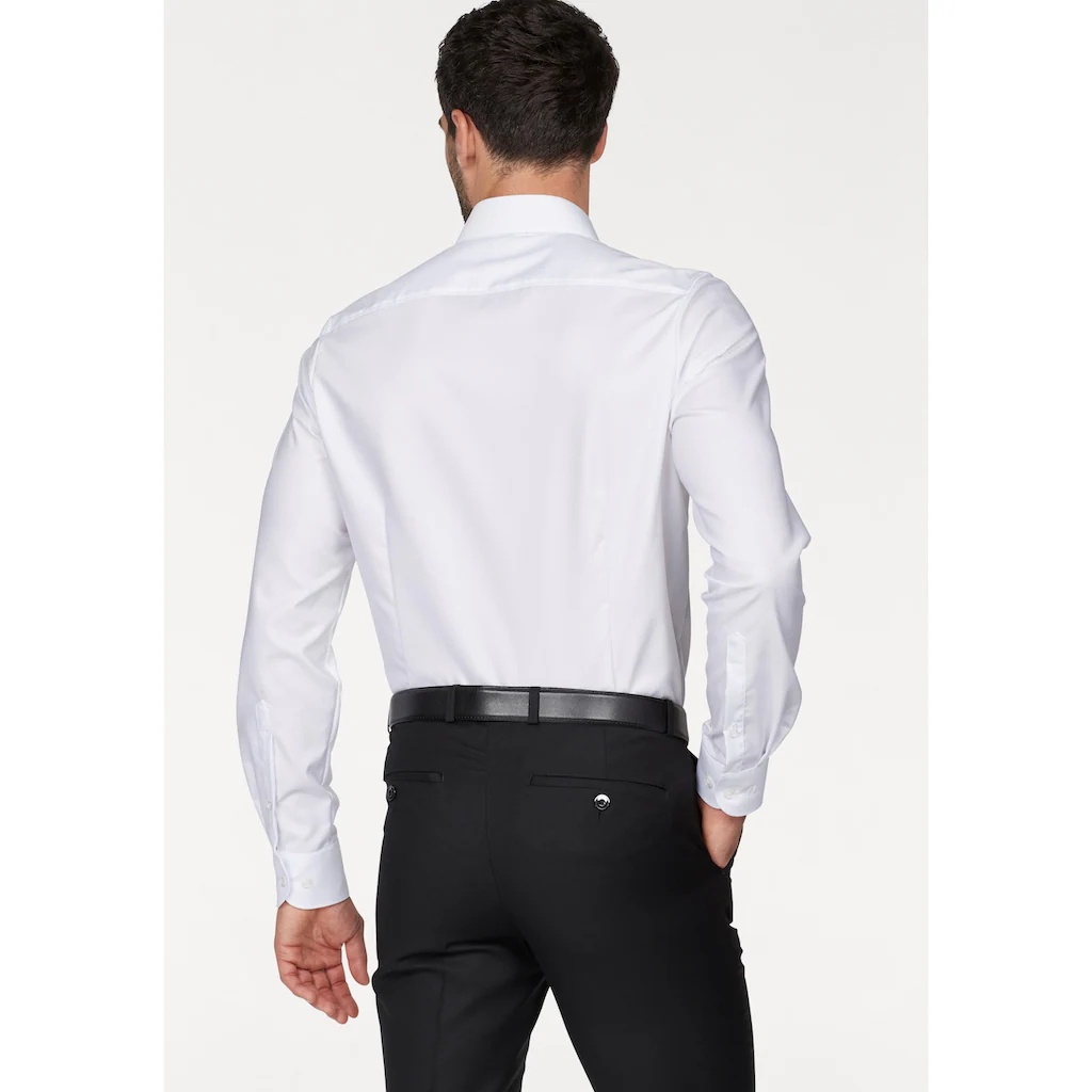 OLYMP Businesshemd »Level Five Body Fit« Gewebtes Muster Edler Glanz ▷ Kaufen