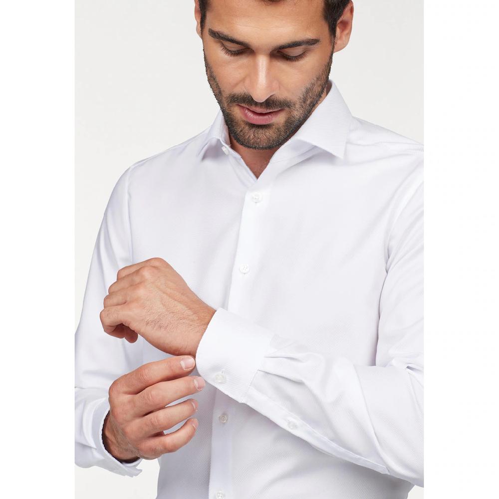 OLYMP Businesshemd »Level Five Body Fit« Gewebtes Muster Edler Glanz ▷ Kaufen
