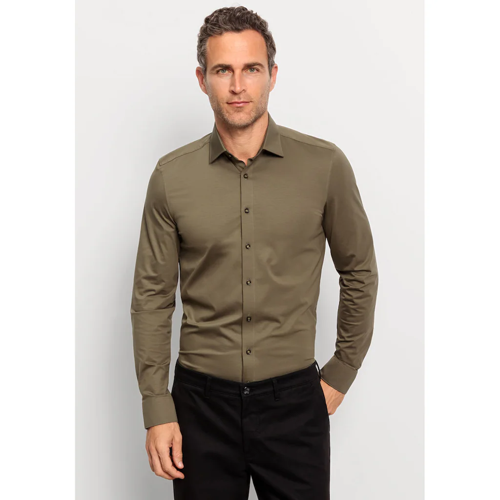 OLYMP Businesshemd »Level Five body fit Jerseyshirt« in Jersey Qualität ▷ kaufen