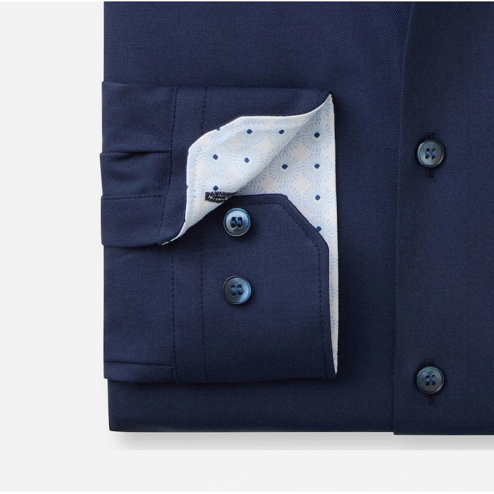 OLYMP Businesshemd »No. Six 24/Seven Super Slim« Manschette Und Krageninnenseite Kontrastfarben Gemustert ▷ Kaufen
