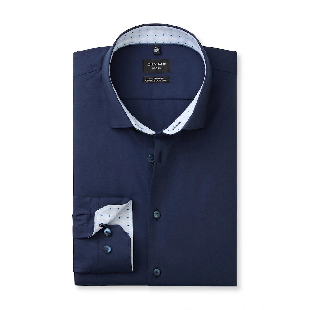 OLYMP Businesshemd »No. Six 24/Seven super slim« Manschette und Krageninnenseite kontrastfarben gemustert ▷ kaufen