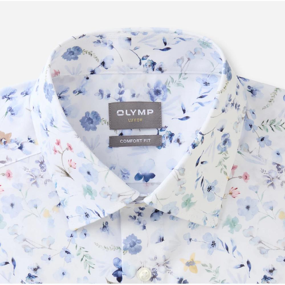 OLYMP Kurzarmhemd »Luxor Comfort Fit« Mit Floralem Print