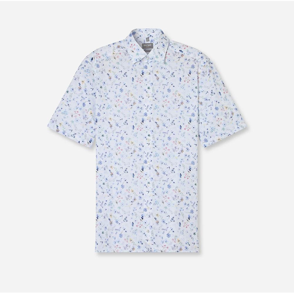 OLYMP Kurzarmhemd »Luxor comfort fit« mit floralem Print