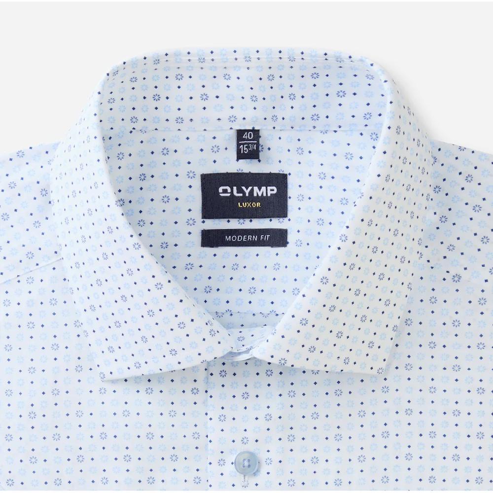 OLYMP Kurzarmhemd »Luxor Modern Fit« Mit Mehrfarbigen Druck ▷ Kaufen