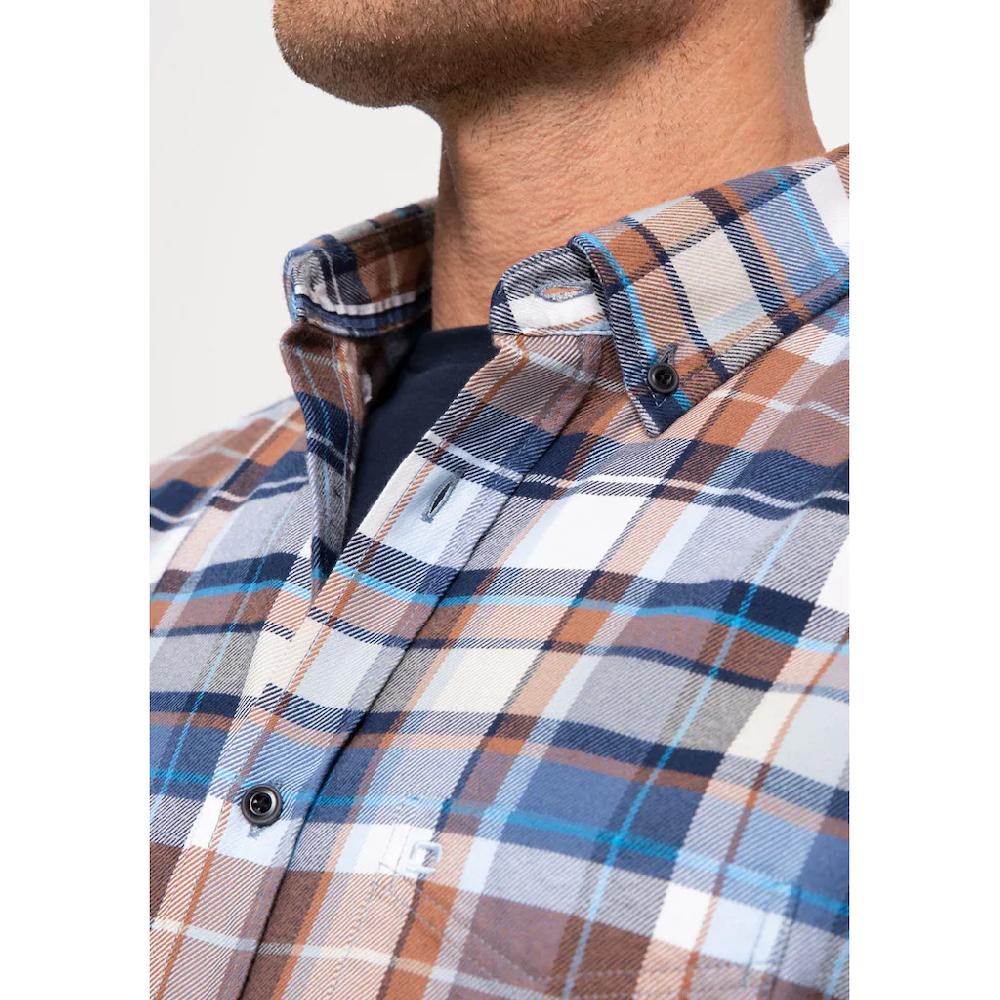 OLYMP Langarmhemd »Casual« Im Karodessin Button-down-Kragen ▷ Bestellen