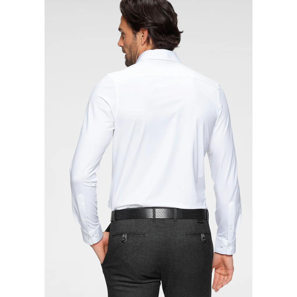 OLYMP Langarmhemd »Luxor 24/Seven Modern Fit Jerseyshirt« Mit Geruchshemmenden Materialeigenschaften ▷ Kaufen