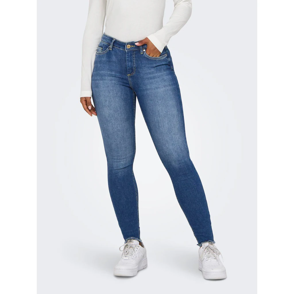 ONLY Ankle-Jeans »ONLBLUSH MID SK ANK RW DNM REA1319 NOOS«