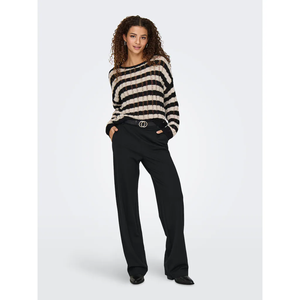 ONLY Anzughose »ONLPOPTRASH LIFE MW STRAIGHT PANT PNT«
