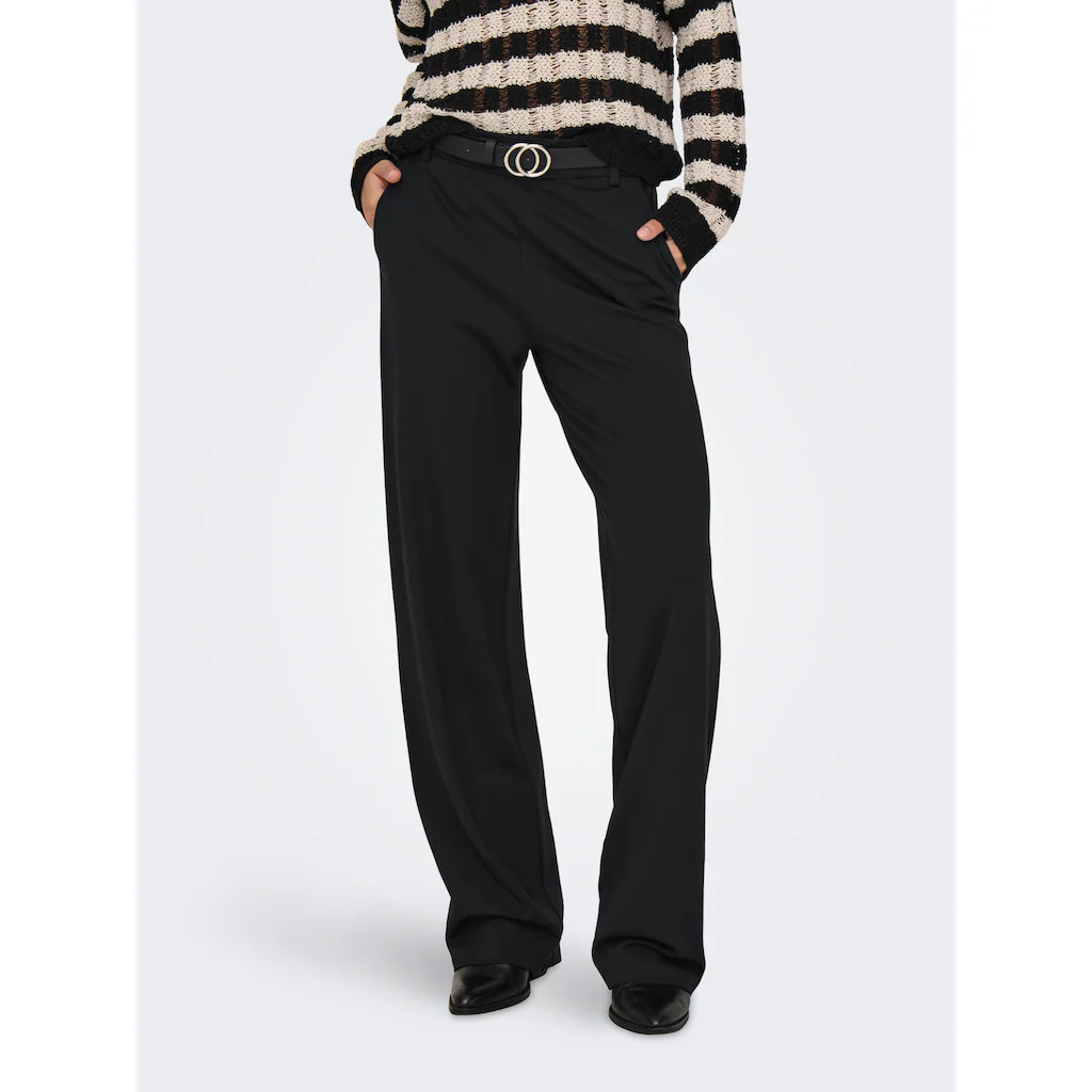 ONLY Anzughose »ONLPOPTRASH LIFE MW STRAIGHT PANT PNT«