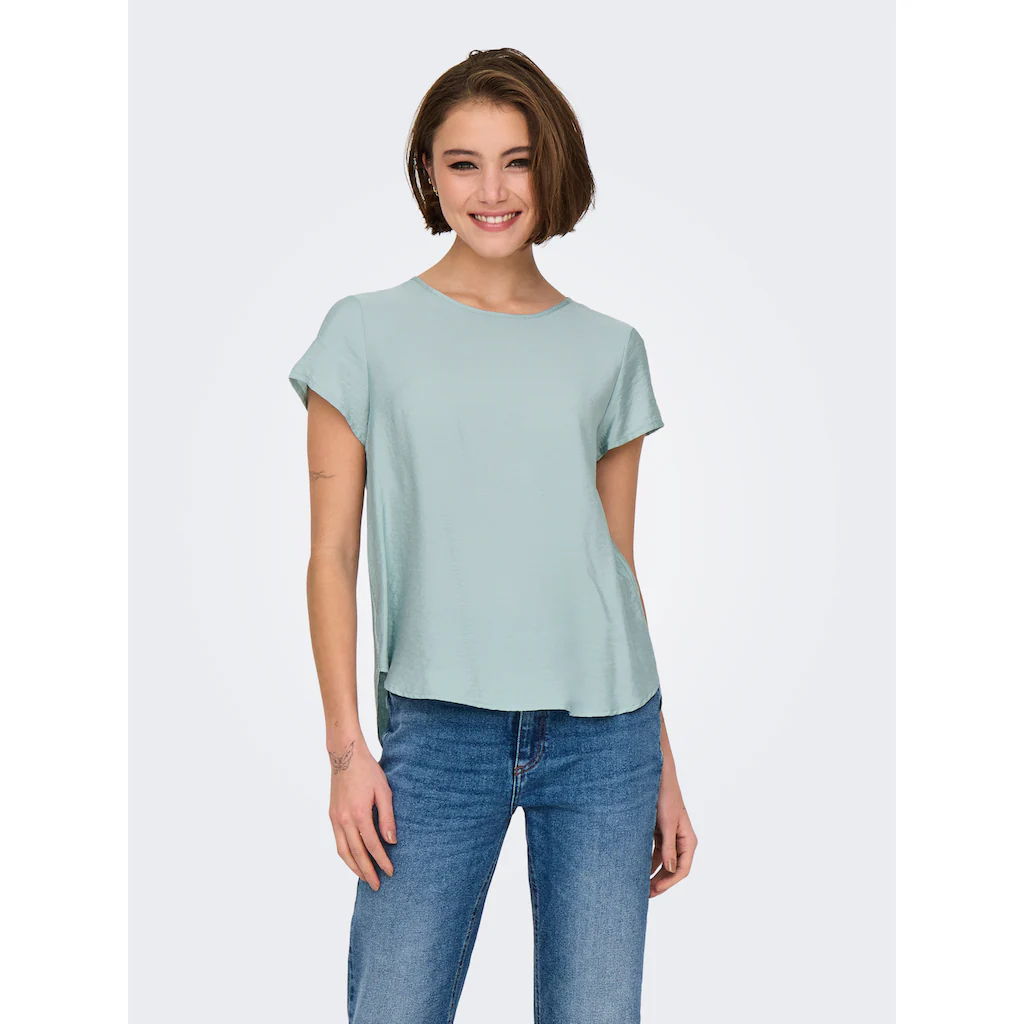 ONLY Blusenshirt »ONLAYA LIFE S/S O-NECK TOP NOOS PTM«