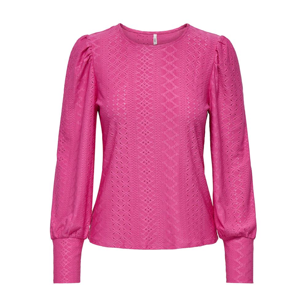 ONLY Blusenshirt »ONLSANDRA L/S PUFF TOP JRS NOOS«