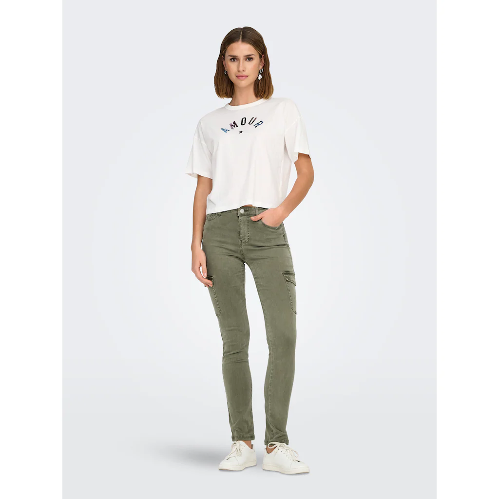 ONLY Cargohose »ONLBRANDY MW CARGO PANT CC PNT«