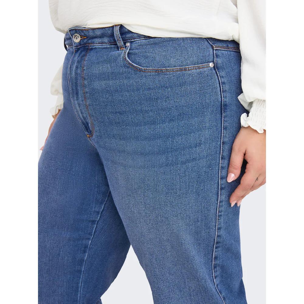 ONLY CARMAKOMA High-waist-Jeans »CARSNOW HW WIDE DNM JEANS PIM MBD NOOS«