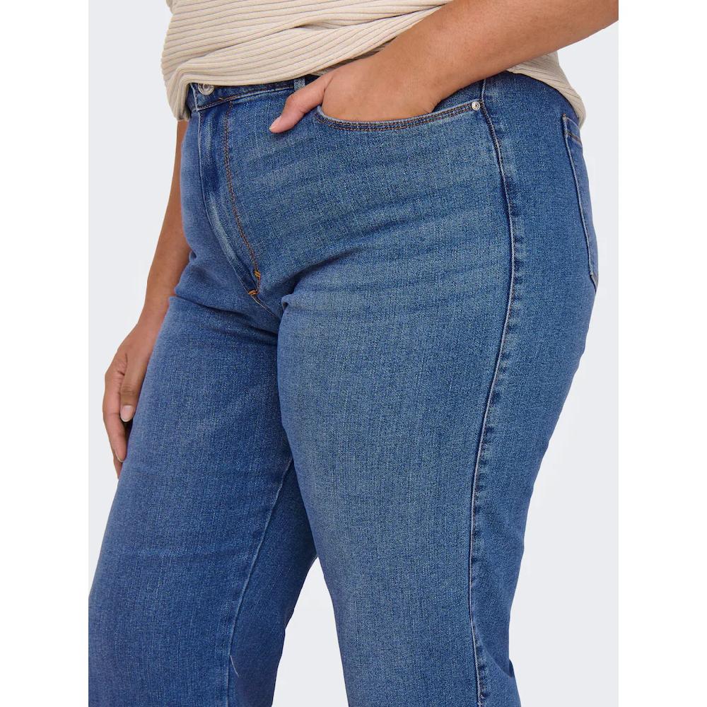 ONLY CARMAKOMA High-waist-Jeans »CARSNOW HW WIDE DNM JEANS PIM MBD NOOS«