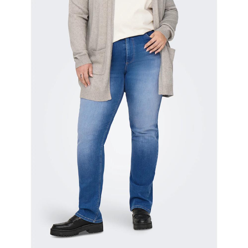 ONLY CARMAKOMA High-waist-Jeans »CARWILLY HW STRAIGHT DNM REA12187 NOOS«
