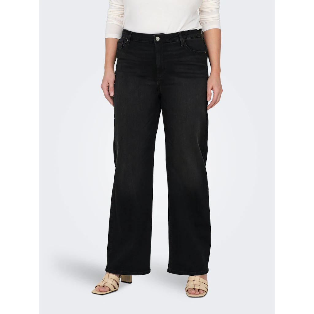 ONLY CARMAKOMA High-waist-Jeans »CARWILLY HW WIDE JEANS CRO1099 NOOS«