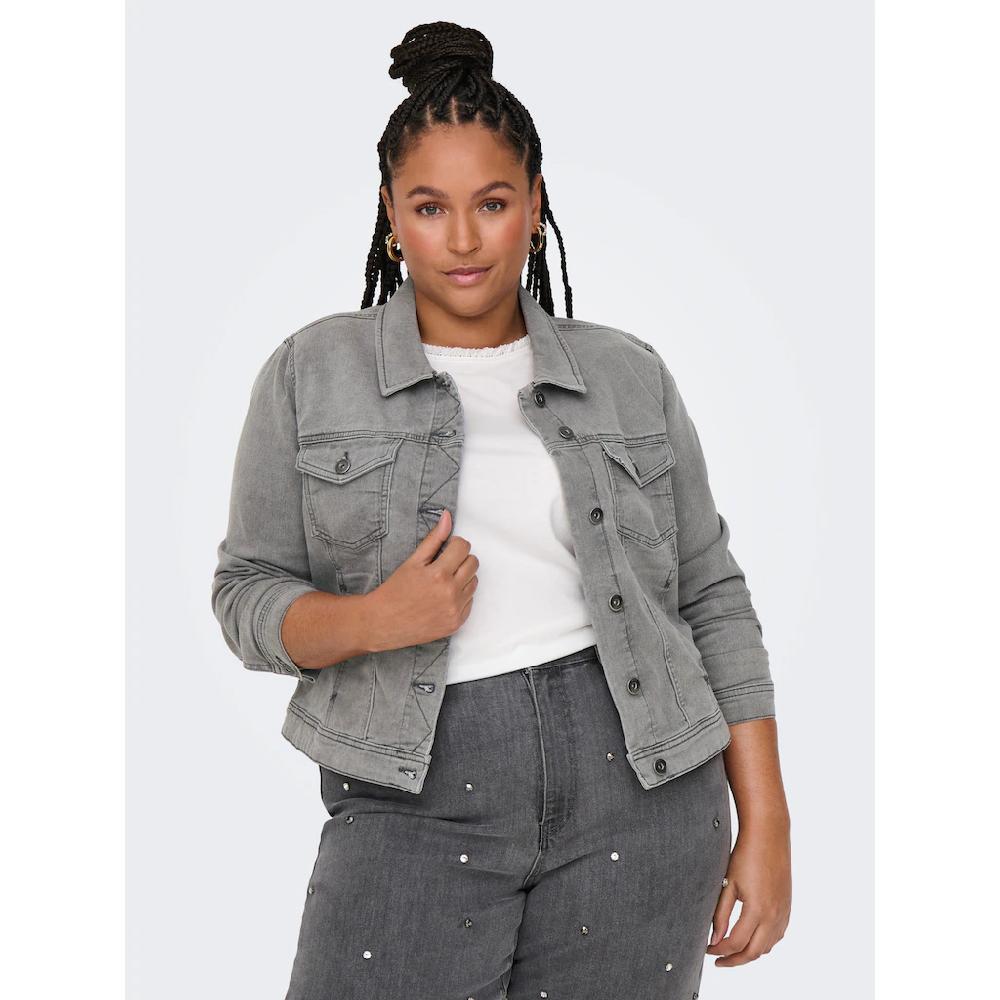 ONLY CARMAKOMA Jeansjacke »CARWESPA LS JACKET MGD DNM NOOS«