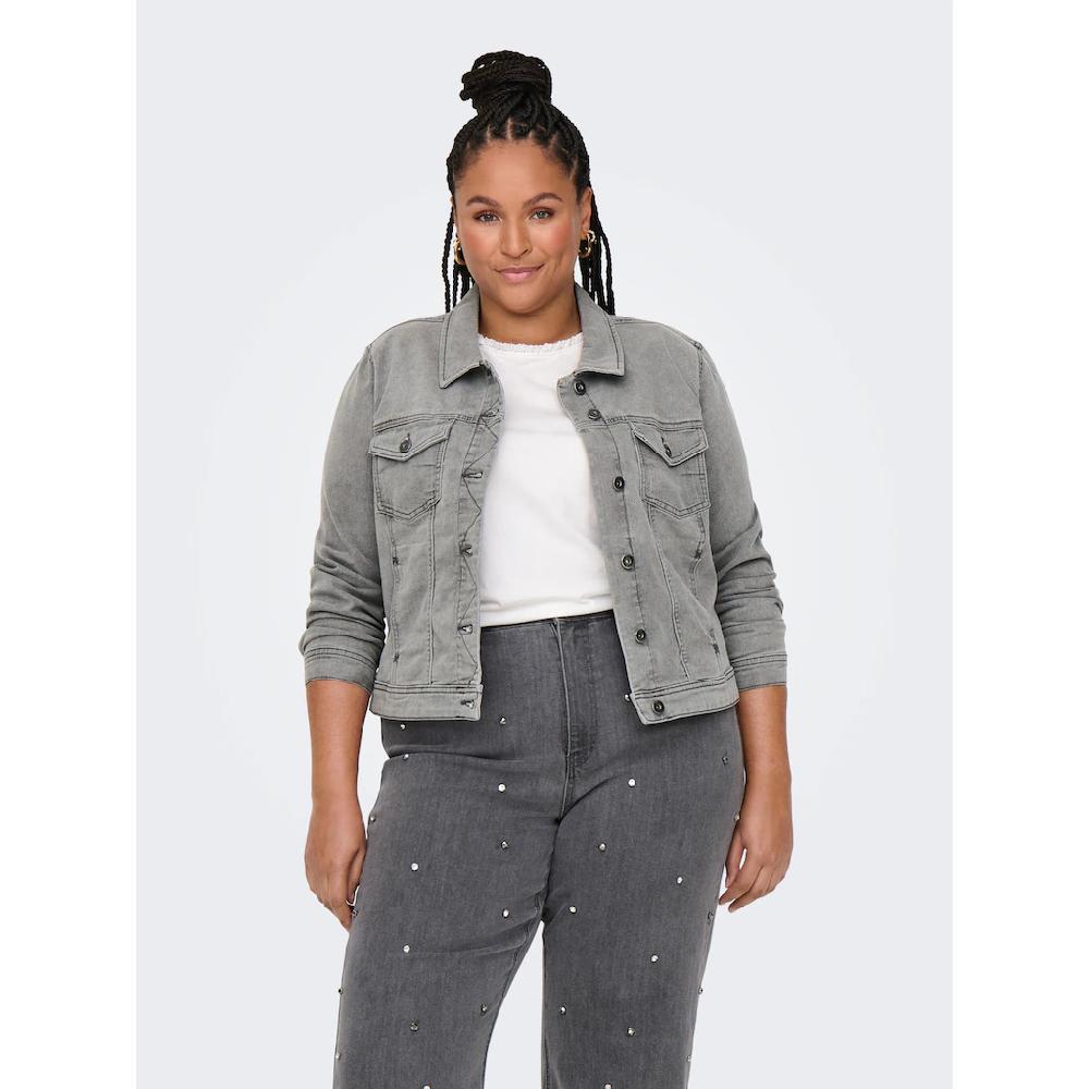 ONLY CARMAKOMA Jeansjacke »CARWESPA LS JACKET MGD DNM NOOS«