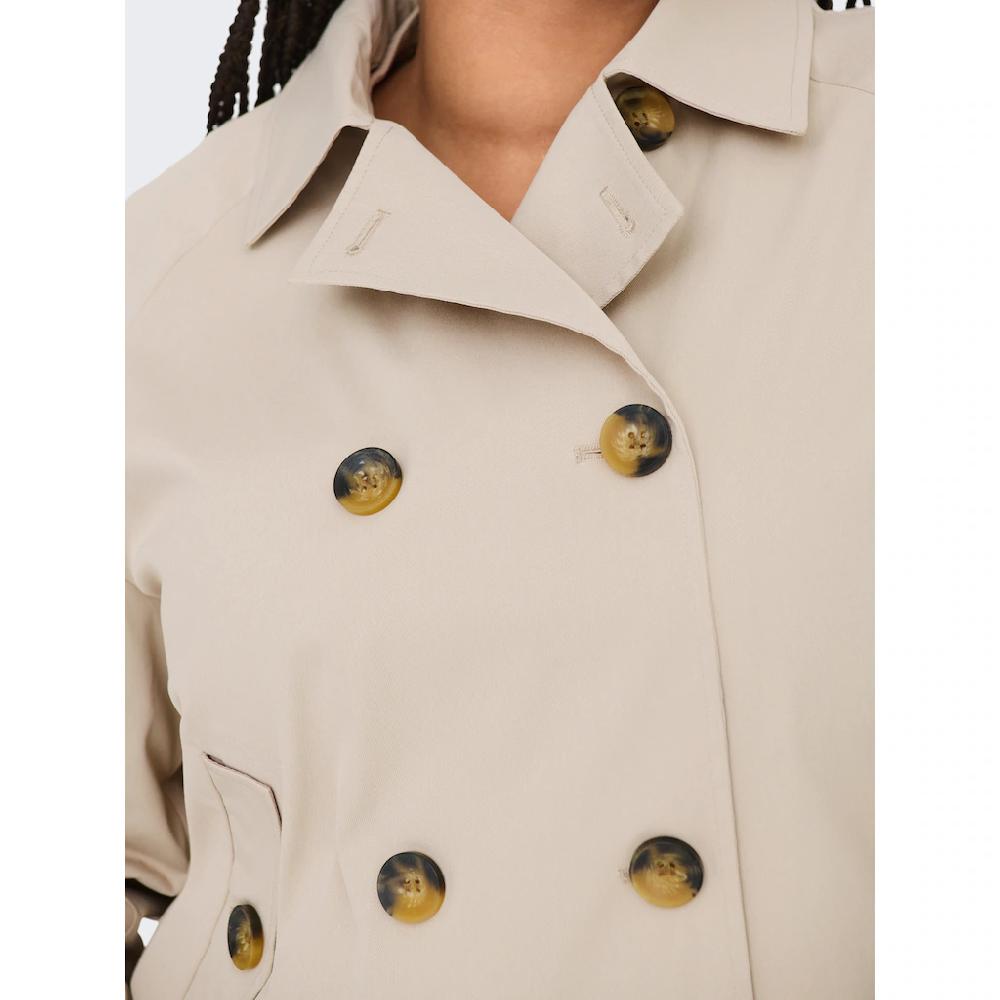 ONLY CARMAKOMA Kurzjacke »CARAPRIL LIFE SHORT TRENCHCOAT OTW NOOS«