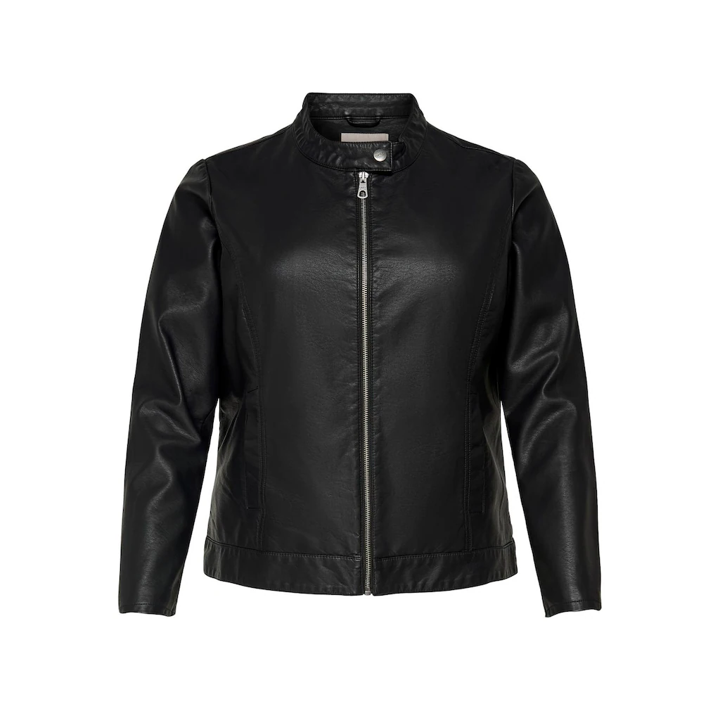 ONLY CARMAKOMA Lederimitatjacke »CARROBBER FAUX LEATHER JACKET NOOS«