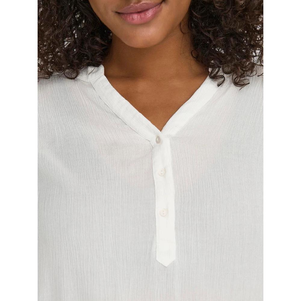 ONLY CARMAKOMA Shirttop »CARJETTE LIFE S/L TOP WVN NOOS«