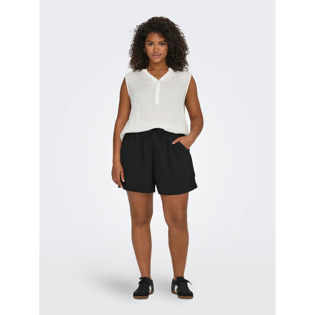 ONLY CARMAKOMA Shirttop »CARJETTE LIFE S/L TOP WVN NOOS«