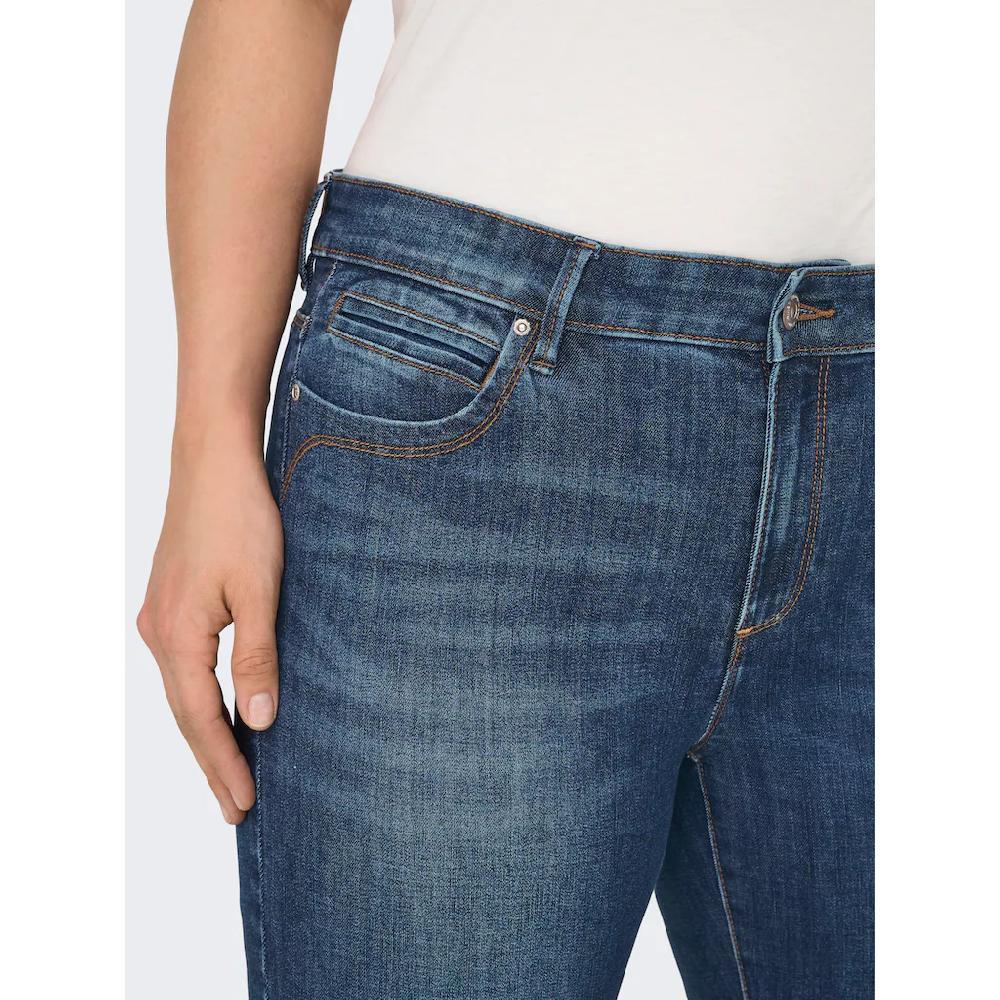 ONLY CARMAKOMA Skinny-fit-Jeans »CARKARLA REG SK ANK ZIP DNM BJ581 NOOS«