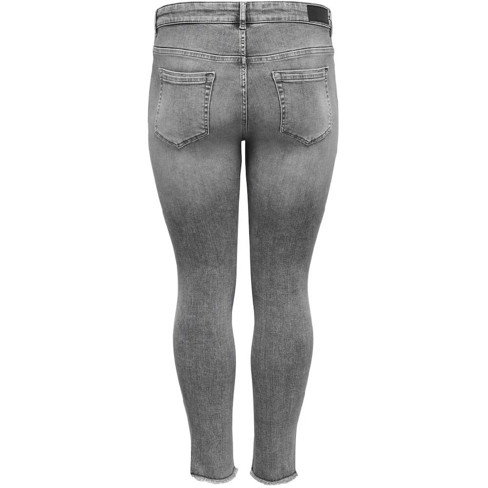 ONLY CARMAKOMA Skinny-fit-Jeans »CARWILLY REG SK ANK JNS« In Washed-out Optik
