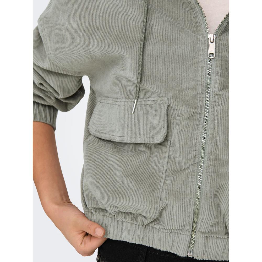 ONLY Cordjacke »ONLKENZIE L/S CORD JACKET PNT NOOS« Mit Kapuze