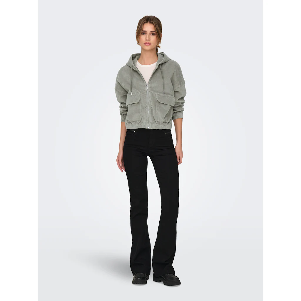 ONLY Cordjacke »ONLKENZIE L/S CORD JACKET PNT NOOS« Mit Kapuze