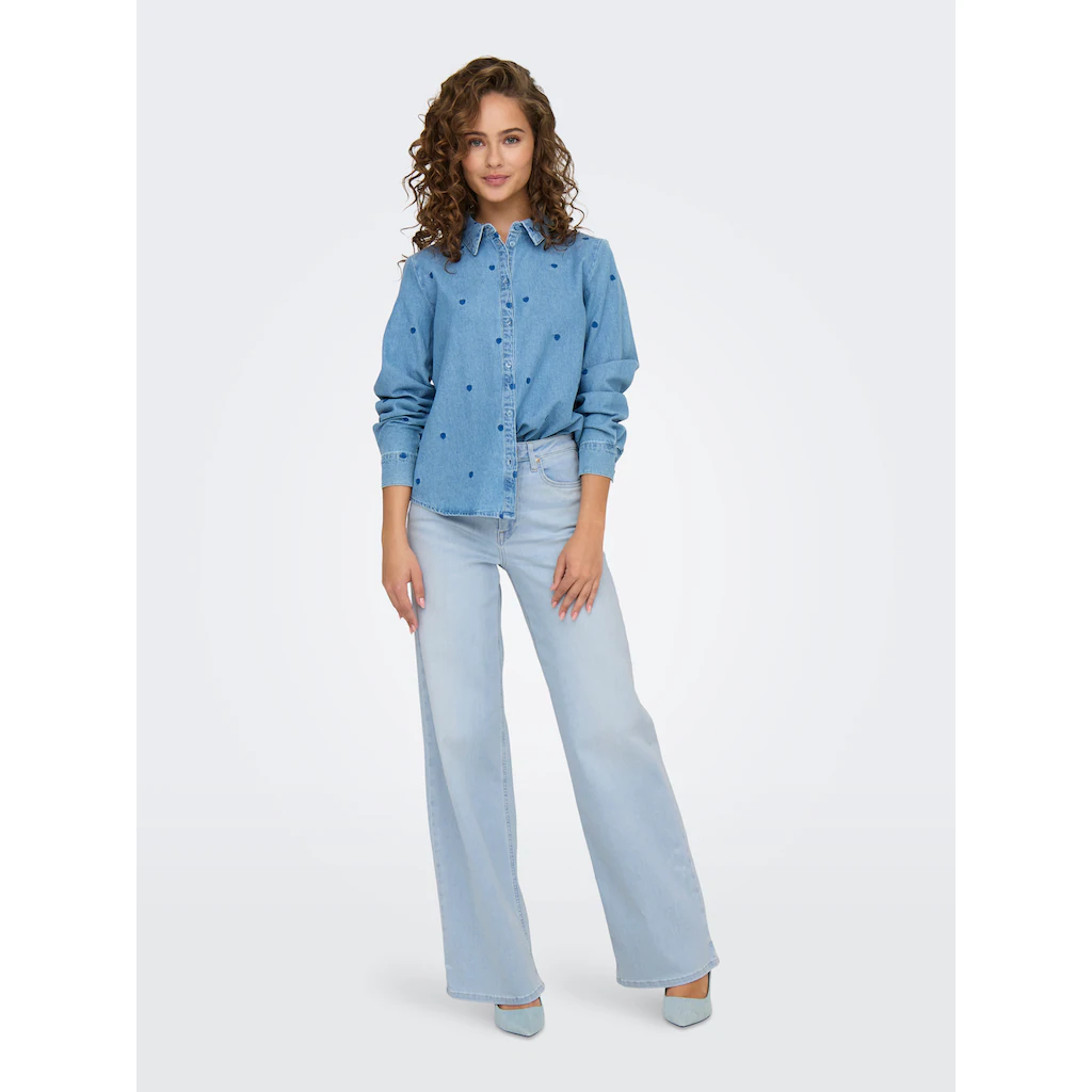 ONLY High-waist-Jeans »ONLMADISON BLUSH HW WIDE DNM CRO495 NOOS«