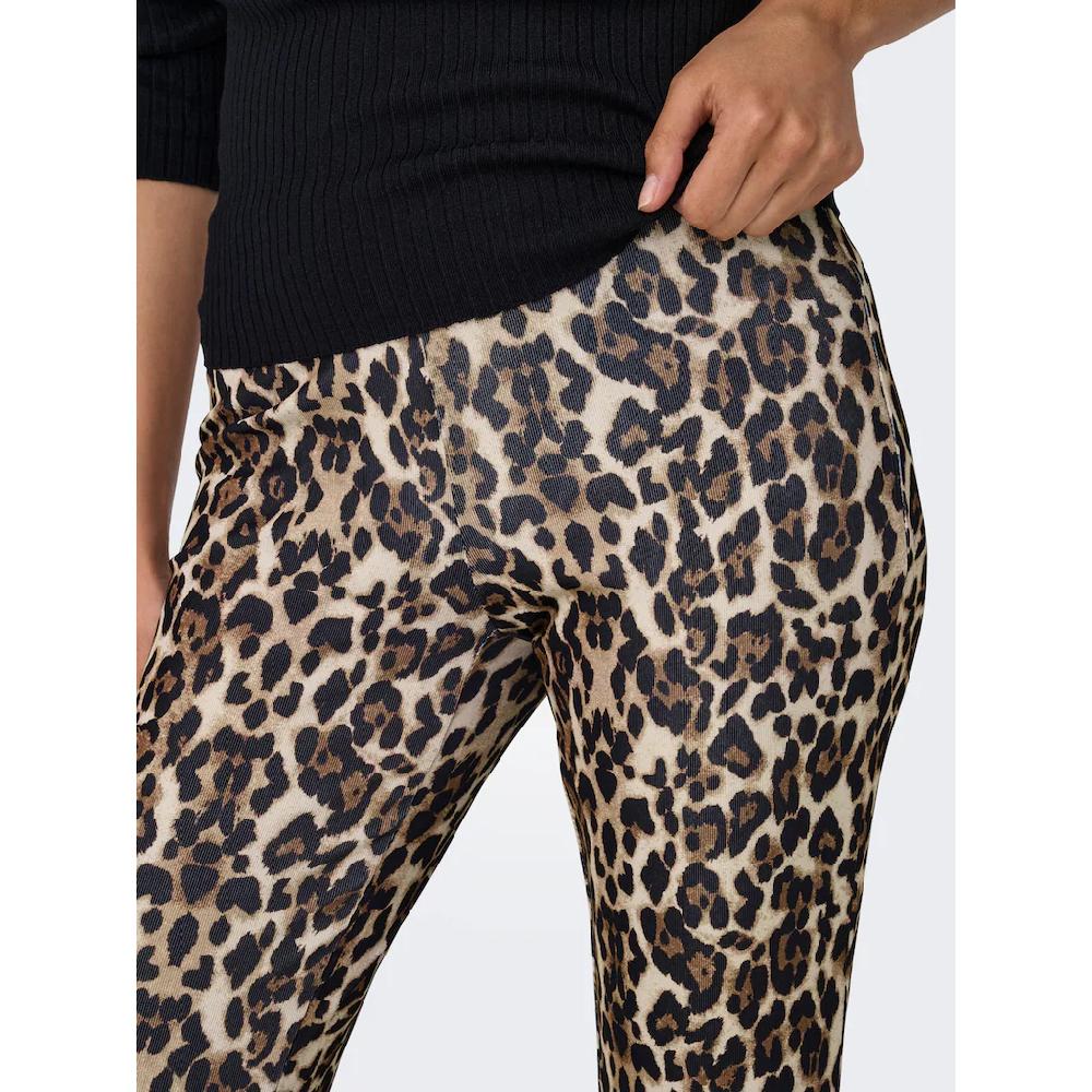 ONLY Highwaist Leggings »ONLANNA RIB FLARED AOP LEGGING CS JRS«
