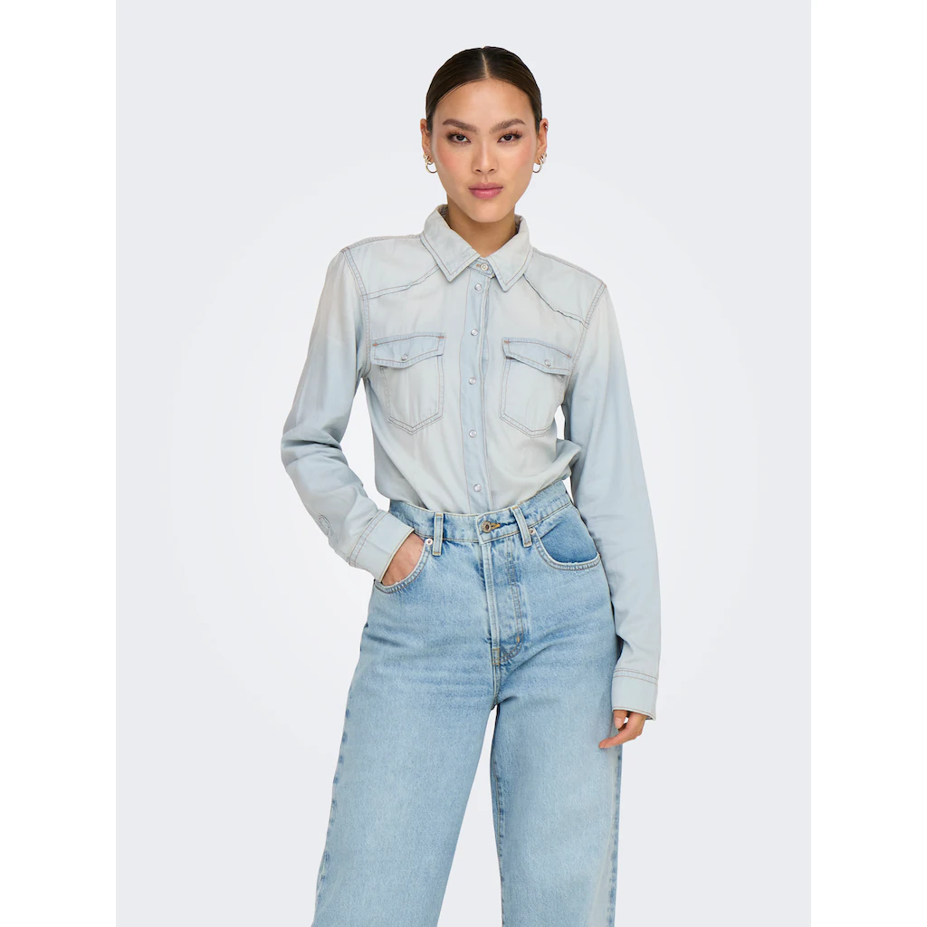 ONLY Jeansbluse »ONLALICE REG SHIRT DNM BOX AKM«