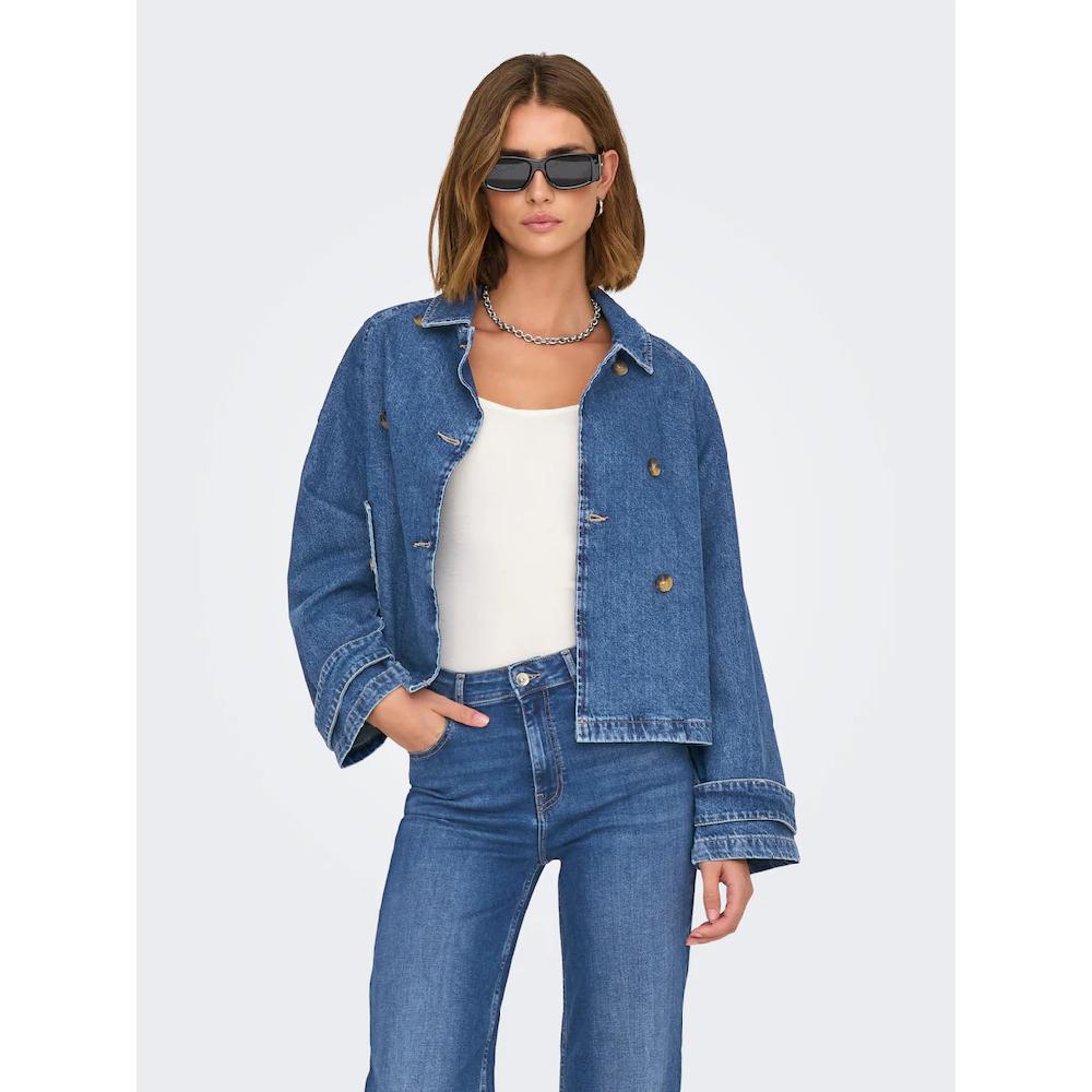 ONLY Jeansjacke »ONLAPRIL SHORT DNM TRENCH AKM«