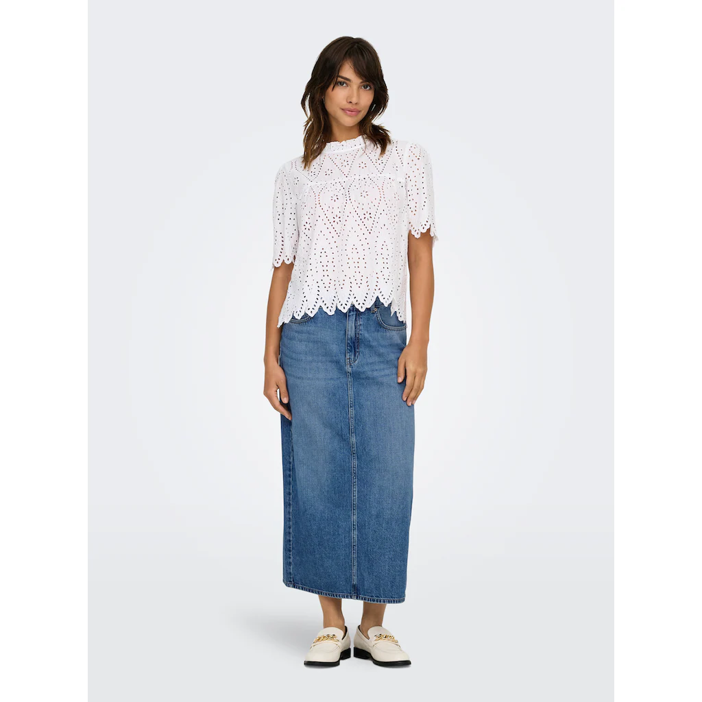 ONLY Jeansrock »ONLLUMI MIDI BACK SLIT SKIRT DNM PIMNOOS«