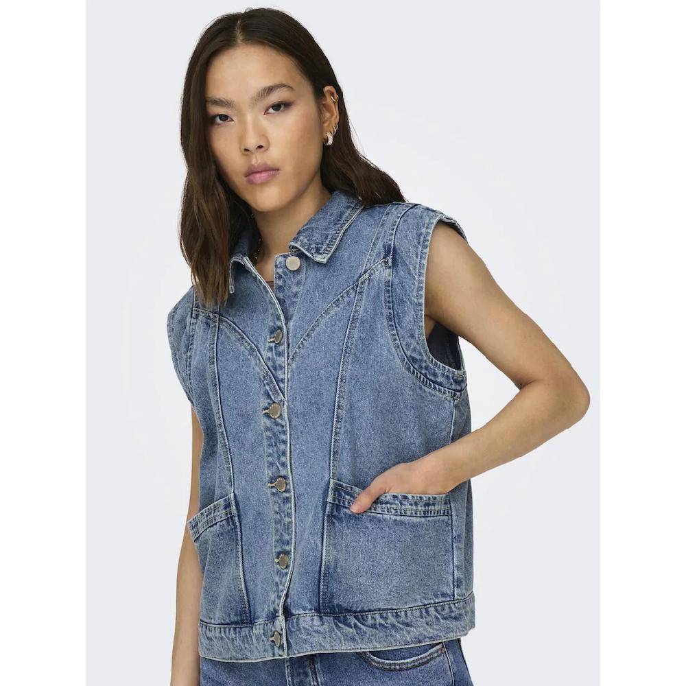 ONLY Jeansweste »ONLKENNEDY SL DNM WAISTCOAT BJ NOOS«
