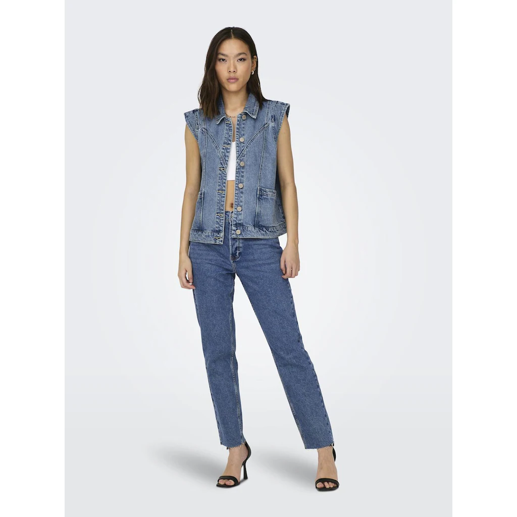 ONLY Jeansweste »ONLKENNEDY SL DNM WAISTCOAT BJ NOOS«