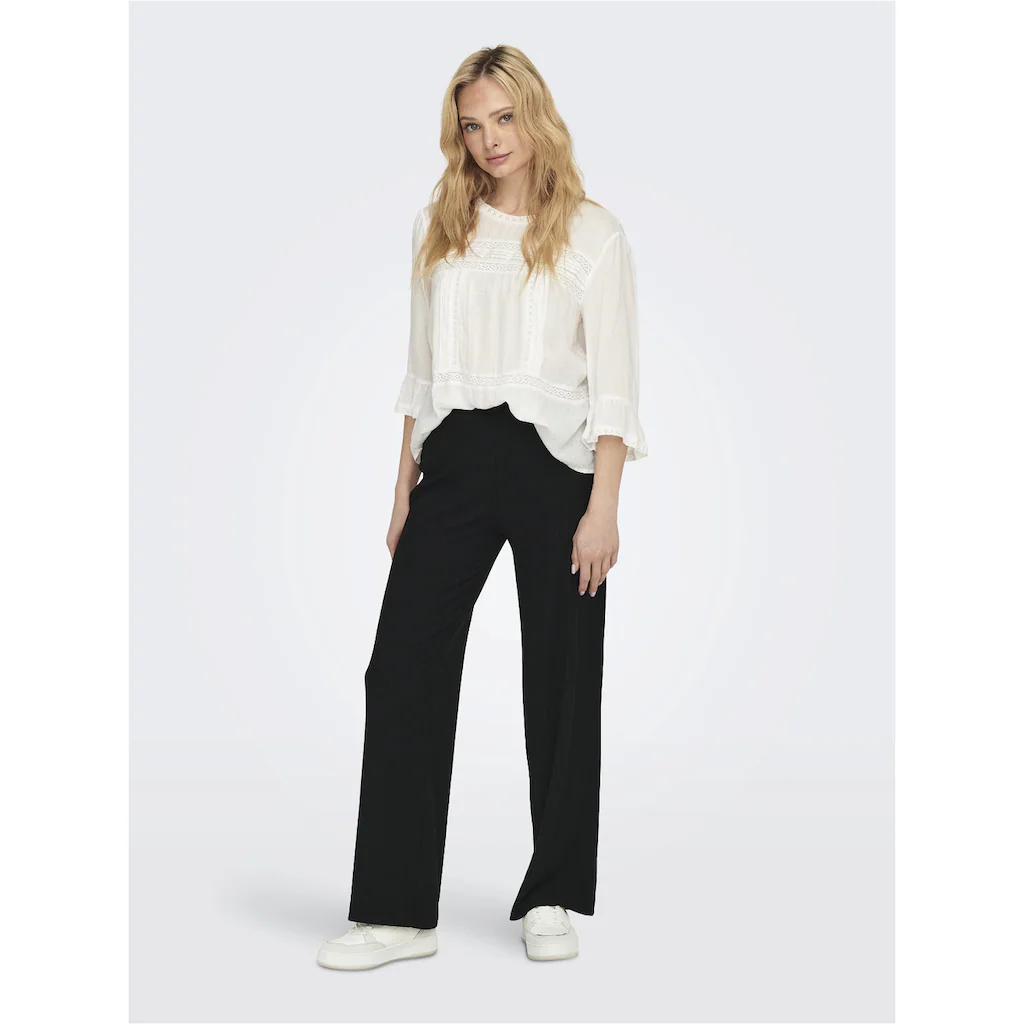 ONLY Jerseyhose »ONLEMMA WIDE PANT NOOS JRS« Mit Elastischem Bündchen
