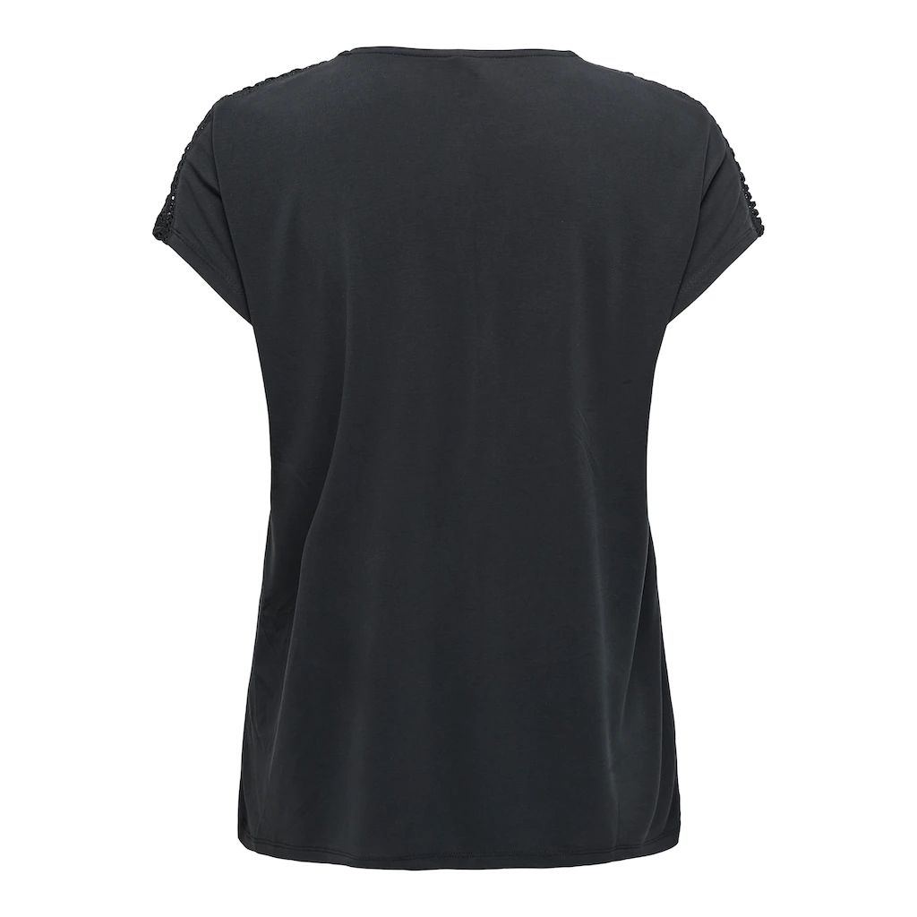 ONLY Kurzarmshirt »ONLFREE LIFE CAPSLEEVE LACE TOP JRS«