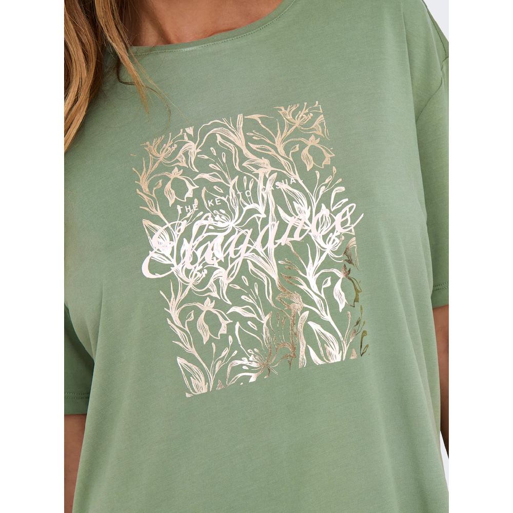 ONLY Kurzarmshirt »ONLFREE LIFE S/S BOTANICAL TOP BOX JRS«