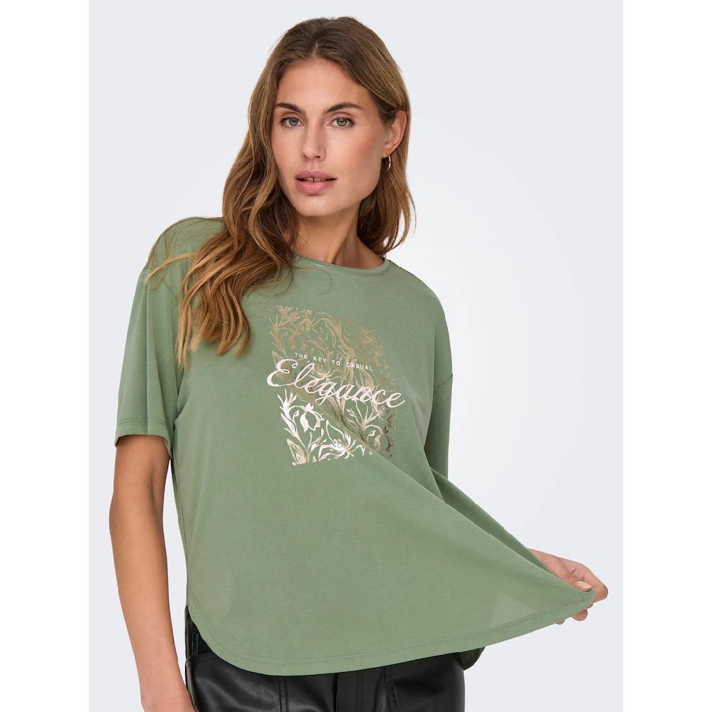 ONLY Kurzarmshirt »ONLFREE LIFE S/S BOTANICAL TOP BOX JRS«