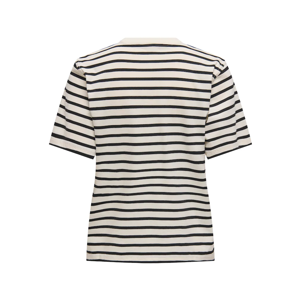 ONLY Kurzarmshirt »ONLLIVINA S/S STRIPE TEE JRS NOOS«