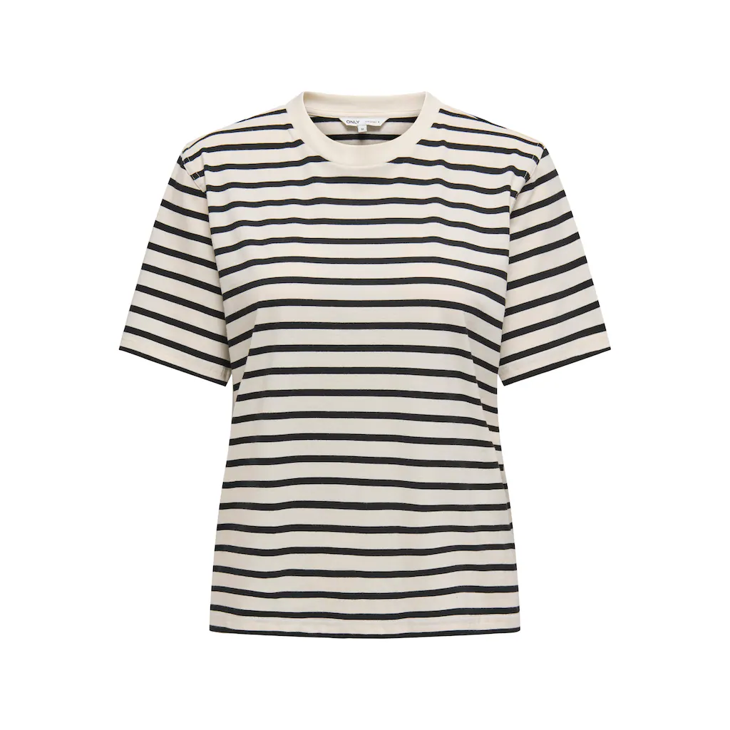 ONLY Kurzarmshirt »ONLLIVINA S/S STRIPE TEE JRS NOOS«