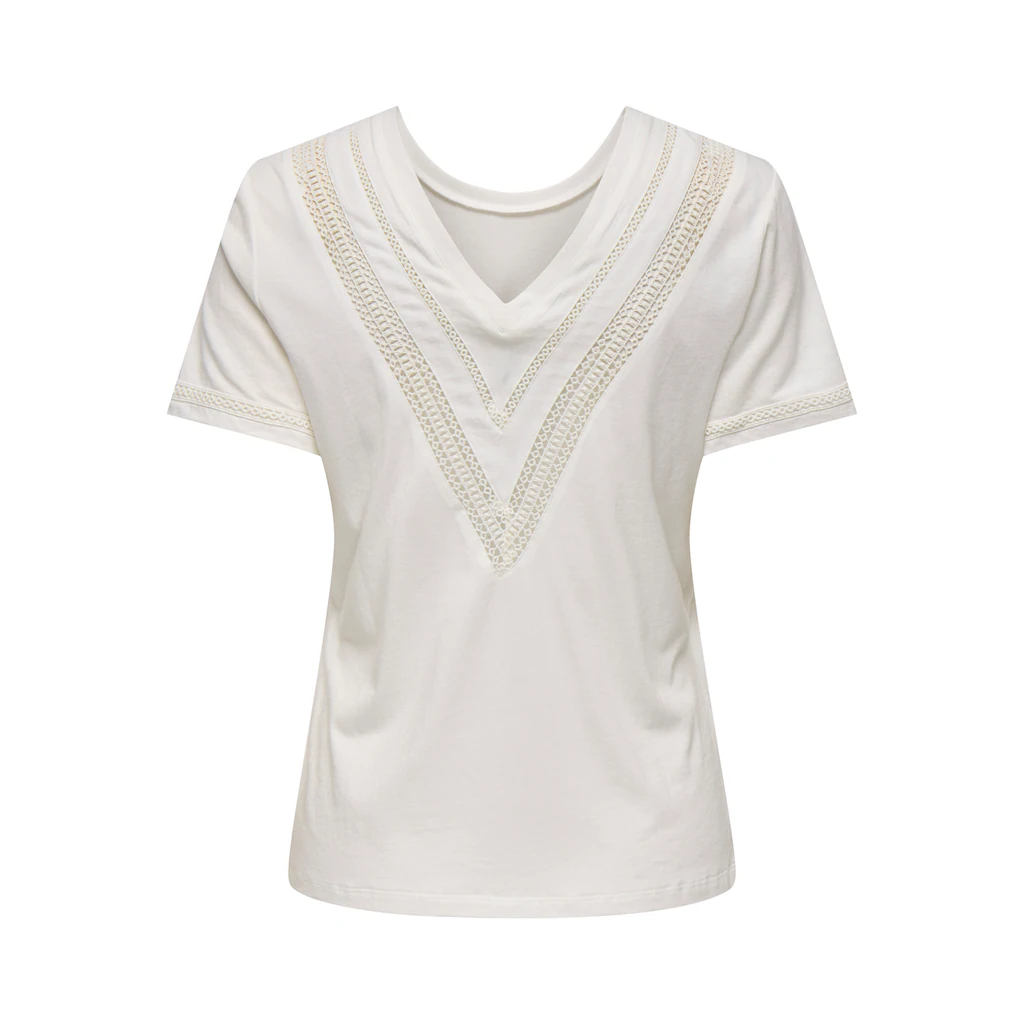 ONLY Kurzarmshirt »ONLSIGRID S/S O-NECK TOP JRS«