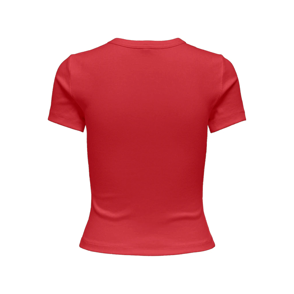 ONLY Kurzarmshirt »ONLVAL S/S O-NECK TOP CC JRS«