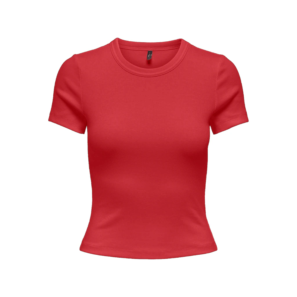 ONLY Kurzarmshirt »ONLVAL S/S O-NECK TOP CC JRS«