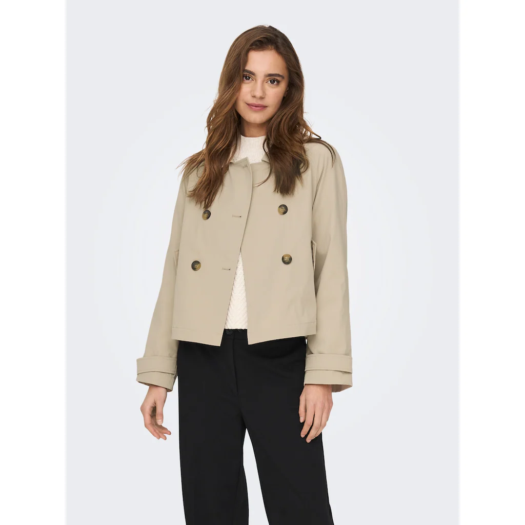 ONLY Kurzjacke »ONLAPRIL SHORT TRENCHCOAT OTW NOOS«