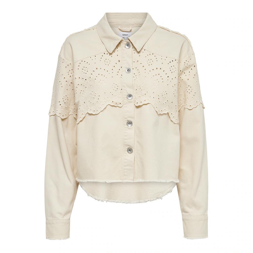 ONLY Kurzjacke »ONLELENA CROCHET JACKET NC OTW«